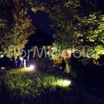 Matrimonio in giardino con ricevimento serale